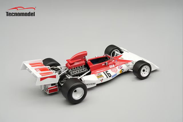 [ Pre-order ] TM43-68D Tecnomodel 1:43 BRM P160E F1 Spain GP 1973 #16 N. Lauda