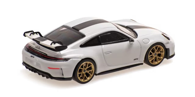 [ Pre-order ] 640064221 MINICHAMPS 1:64 Porsche 911 (992.2) GT3 2025 White/Weissach Package