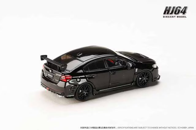 [ Pre-order ] HJ643068BK Hobby Japan 1:64 Subaru S207 NBR Challenge Package Crystal Black Silica