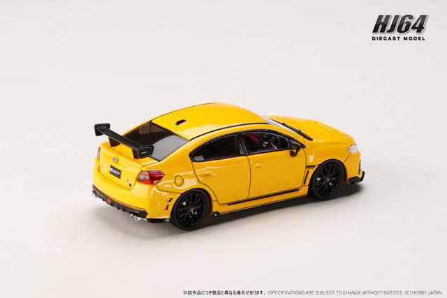 [ Pre-order ] HJ643068Y Hobby Japan 1:64 Subaru S207 NBR Challenge Package/Yellow Edition Sunrise Yellow