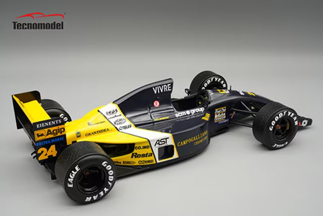 [ Pre-order ] TM18-373D Tecnomodel 1:18 Minardi M191 #24 Australian GP 1991 R. Moreno with rain tires
