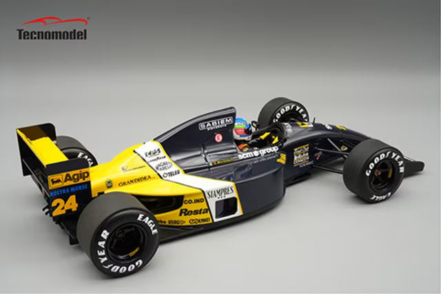 [ Pre-order ] TMD18-471A Tecnomodel 1:18 Minardi M191 #24 G. Morbidelli, Belgian GP 1991 (with driver figure)