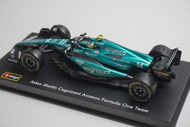 1:43 Bburago 18-38091 Aston Martin Cognizant Aramco F1 Team 2023 #14 F. Alonso