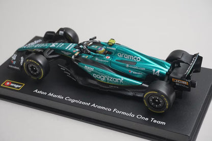 1:43 Bburago 18-38091 Aston Martin Cognizant Aramco F1 Team 2023 #14 F. Alonso