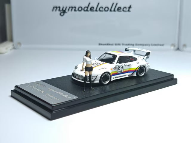 [ Pre-order ] MC640023B MC Model Collect 1:64 RWB993 High Wing White Apple #89 Figure Included