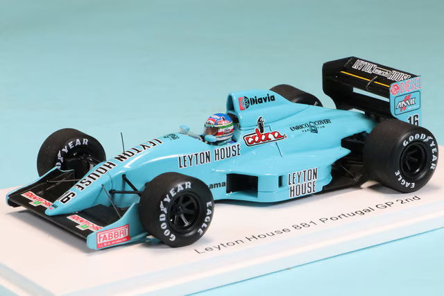 ROMU055 Spark 1:43 ROMU Custom Leyton House March 881 F1 Portuguese GP 1988 I. Capelli 2nd #16