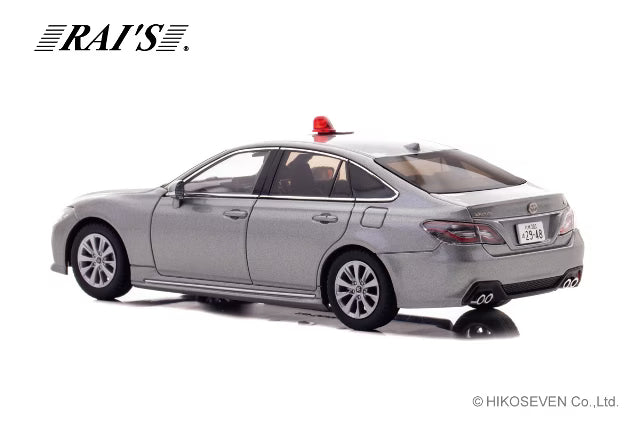 [ Pre-order ] H7432308 RAI'S 1:43 Toyota Crown (ARS220) 2023 Hokkaido Prefectural Police Traffic Department Traffic Mobile Unit Vehicle (Unmarked / Gray)