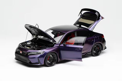 [ Pre-order ] M85326 MOTORHELIX 1:18 Honda Civic TYPE R (FL5) Customized Chameleon