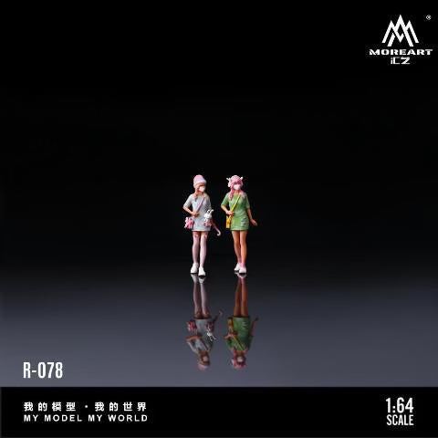 [ Pre-order ] MO223078 MoreArt 1:64 SWEET CUTE GIRL BEST FRIEND DOLL SET Sweet and cute girl best friend figures, set of 2