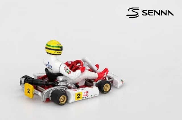 [ Pre-order ] MGT01156-L TSM MINI-GT 1:64 Senna Kart Masters of Paris - Bercy 1993 #2 A. Senna
