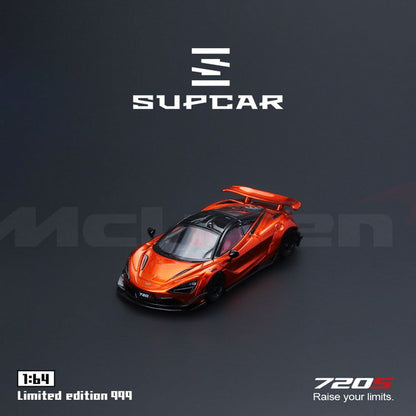 [ Pre-order ] SC64044 SUPCAR SC 1:64 McLaren 720S Bright Orange Ordinary