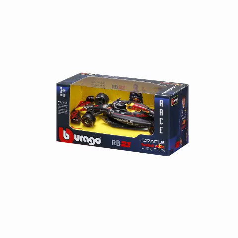 [ Pre-order ] BUR38233V Bburago 1:43 Oracle Red Bull Racing RB21 2025 Bahrain GP #1 M. Verstappen Window Box