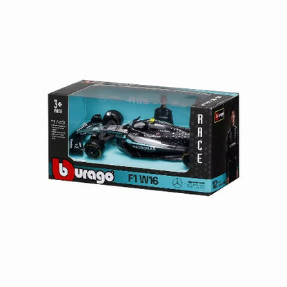 [ Pre-order ] BUR38237A Bburago 1:43 Mercedes-AMG Petronas F1 Team W16 (2025) Australian GP #12 A. K. Antonelli Window Box