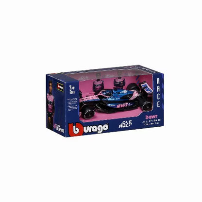[ Pre-order ] BUR38257G Bburago 1:43 BWT Alpine A525 2025 Monaco GP #10 P. Gasly Window Box