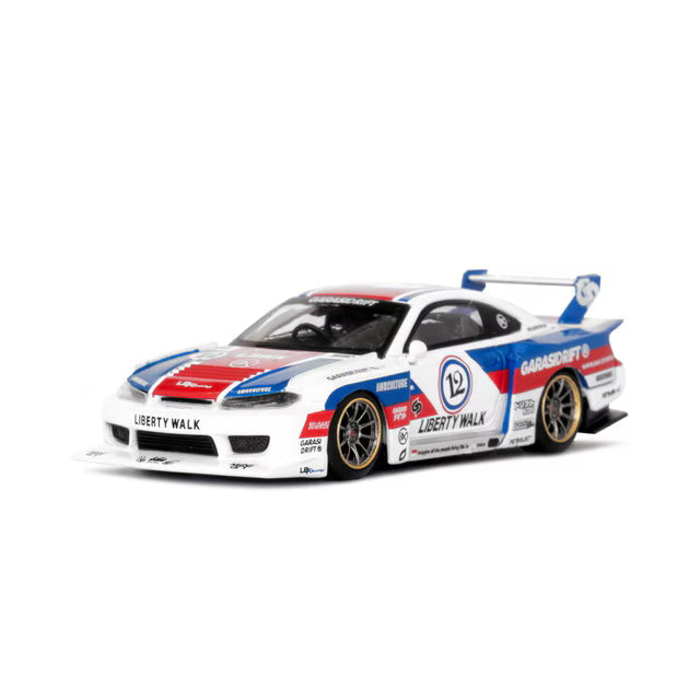 MC141-RDBL TSM MINI-GT 1:64 Nissan LB-Super Silhouette S15 SILVIA GARASIDRIFT x LBWK 2025 RHD LBWK Blister Pack