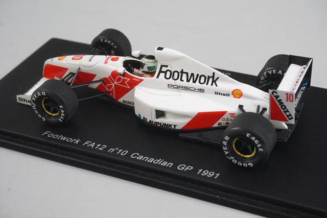 1:43 Spark S3982 Footwork FA12 Canadian Grand Prix 1991 #10 S.Johansson