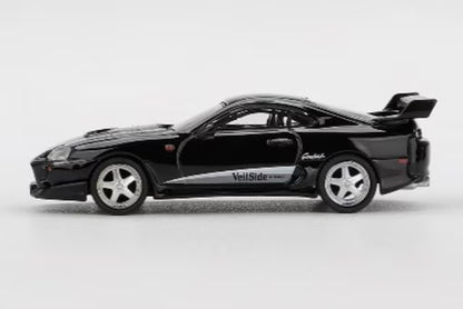 [ Pre-order ] MGT01107-R TSM MINI-GT 1:64 Scale Toyota Supra VeilSide Combat V-II Black (Right-Hand Drive)