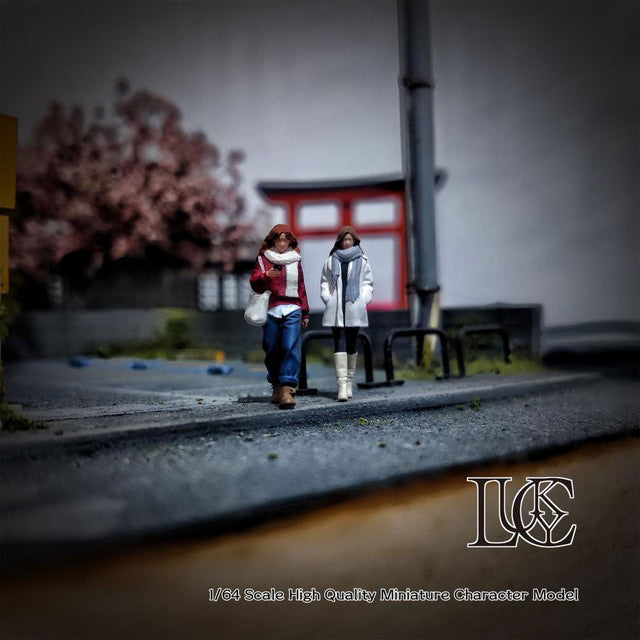 [ Pre-order ] LK2025121529 Lucky Studio 1:64 Figures of Chance Encounters and Companionship Duo, Female Friendship, Winter Outfits, Two Figures
