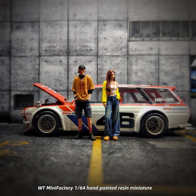 [ Pre-order ] WT2025121520 WT Minifactory 1:64 Pocket-Handed Duo Figures, Male and Female Friendship Couple