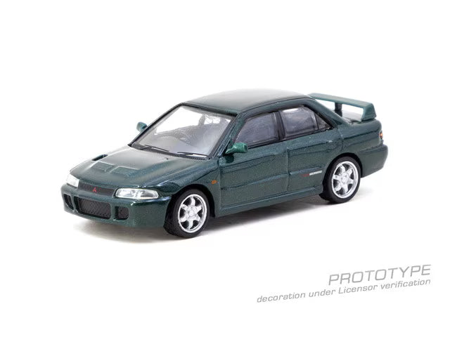 [ Pre-order ] T64G-048-GR Tarmac Works 1:64 Mitsubishi Lancer GSR Evolution Green Metallic