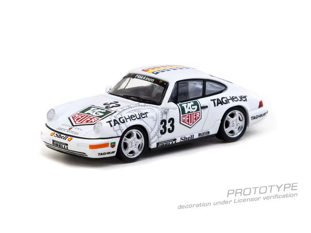 [ Pre-order ] T64S-017-93PSM33 Tarmac Works 1:64 Porsche 911 Carrera 2 Porsche Supercup Monaco 1993 Winner
