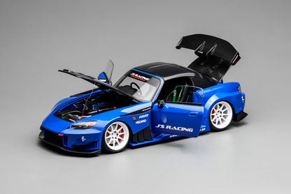 [ Pre-order ] M85117 MOTORHELIX 1:18 Honda S2000 J's Racing Apex Blue Pearl