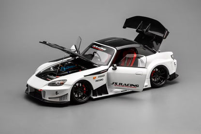 [ Pre-order ] M85118 MOTORHELIX 1:18 Honda S2000 J's Racing Grand Prix White