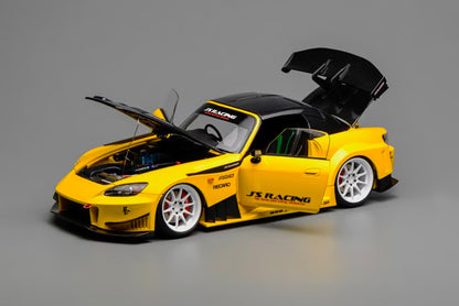 [ Pre-order ] M85120 MOTORHELIX 1:18 Honda S2000 J's Racing New Indy Yellow Pearl