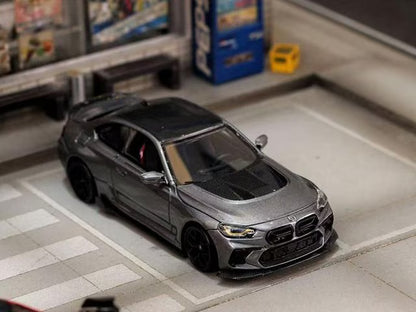 [ Pre-order ] SW Street Weapon 1:64 BMW G87 M2 ADRO Modified Modification Low Tail Titanium Gray