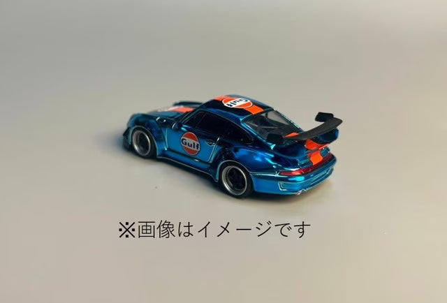 [ Pre-order ] Flame 1:64 RWB 993 Chrome Blue