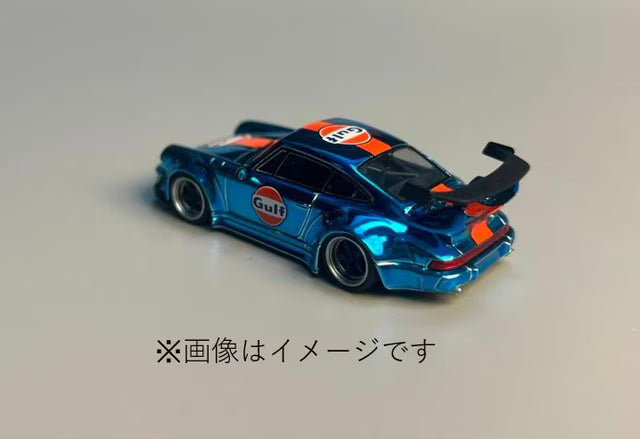 [ Pre-order ] Flame 1:64 RWB 964 Chrome Blue