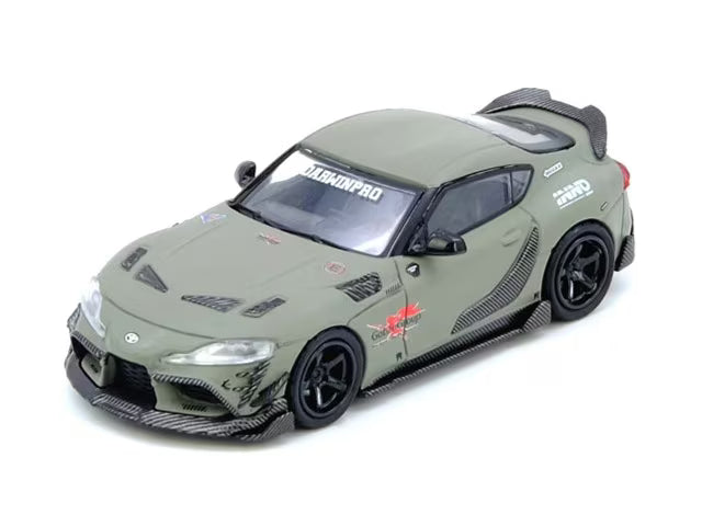 [ Pre-order ] IN64-A90DP-MATGR INNO MODELS 1:64 Toyota Supra A90 DARWIN PRO Matte Green