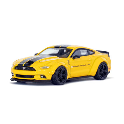 LB-WORKS MC139-YE TSM MINI-GT 1:64 Ford Mustang Triple Yellow (LBWK Limited Blister Pack)