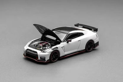 [ Pre-order ] M63525 MOTORHELIX 1:64 Nissan GT-R NISMO (R35) Special Edition 2022 Brilliant White Pearl