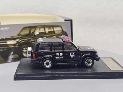 [ Pre-order ] Master 1:64 Land Cruiser LC80 Police Black