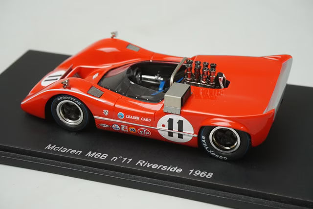 1:43 Spark S1112 McLaren M6B Riverside 1968 #11 L.Motschenbacher