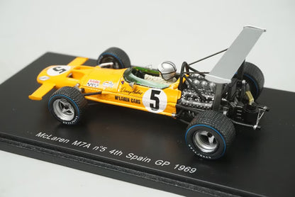1:43 Spark S3118 McLaren M7A Spanish GP 4th 1969 #5 D.Hulme