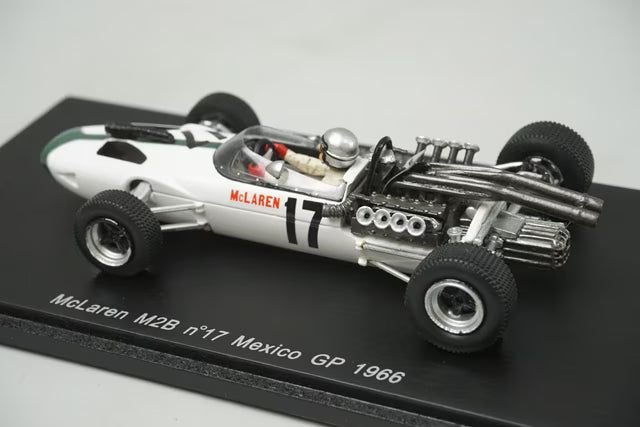 1:43 Spark S3121 McLaren M2B Mexican Grand Prix 1966 #17 B.McLaren