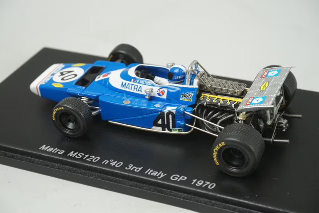 1:43 Spark S1594 Matra MS120 Italian GP 3rd 1970 #40 J.P. Beltoise