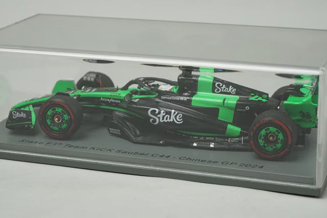 1:43 Spark S9531 Stake F1 Team KICK Sauber C44 Chinese Grand Prix 2024 #24 Zhou Guanyu