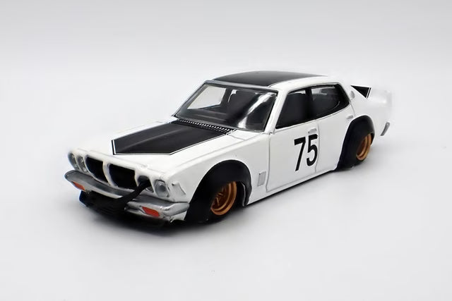 AOSHIMA 1:64 Grand Champion 16th Edition Shark Bull 4Dr SP④ BoostGear Custom Color (No Base, Box Included)