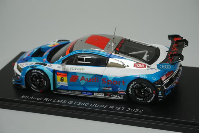 1:43 Spark SGT049 Audi R8 LMS GT300 Super GT 2022 #6 Yoshiaki Katayama / R. Melli
