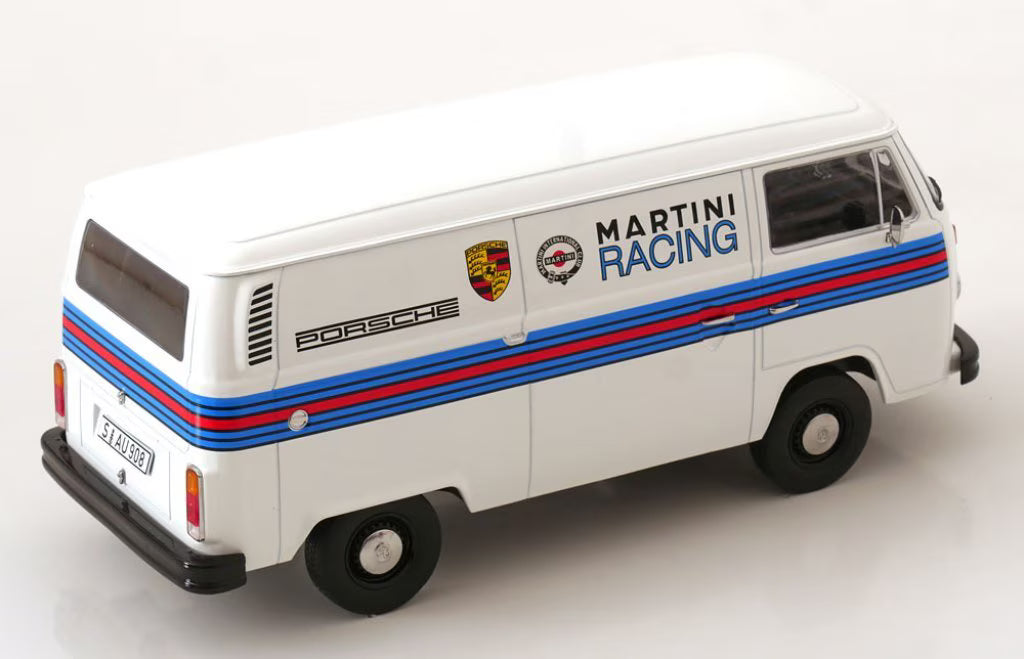 [ Pre-order ] KKDC181414 KK scale 1:18 Volkswagen T2b Kastenwagen Porsche Martini Racing 1972 White