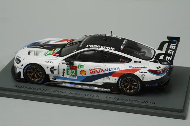 1:43 TSM Models TSM430474 Spark Custom BMW M8 GTE MTEK Le Mans 24H 2019 #82