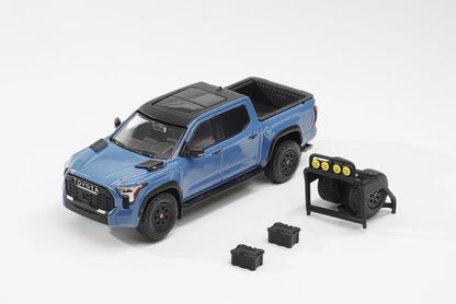 KS-064-491 GCD Gaincorp Products 1:64 Toyota Tundra Pickup Blue (LHD) with Accessories