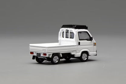 [ Pre-order ] M65615 MOTORHELIX 1:64 Honda Acty Truck Customized Edition, Taffeta White