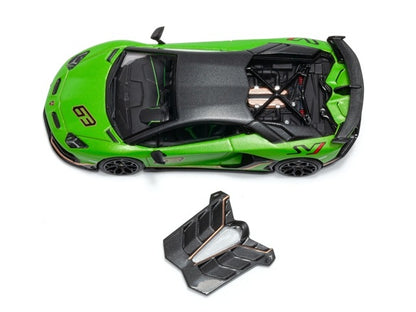 HS002-05 HUNG HING TOYS 1:64 Lamborghini Aventador SVJ (Green)