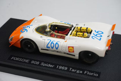 1:43 EBBRO 43729 Porsche 908 Spyder Targa Florio 1969 #266 White