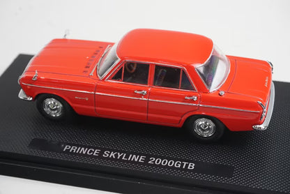 1:43 EBBRO 44237 Nissan Prince Skyline 2000GTB 1965 Red