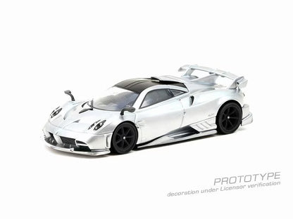[ Pre-order ] T64G-TL046-SL Tarmac Works 1:64 Pagani Imola Matte Silver